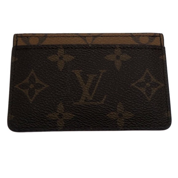 Louis Vuitton Porte Carte Sample Women's Card Case M69161 Monogram Reverse Brown - Picture 1 of 7